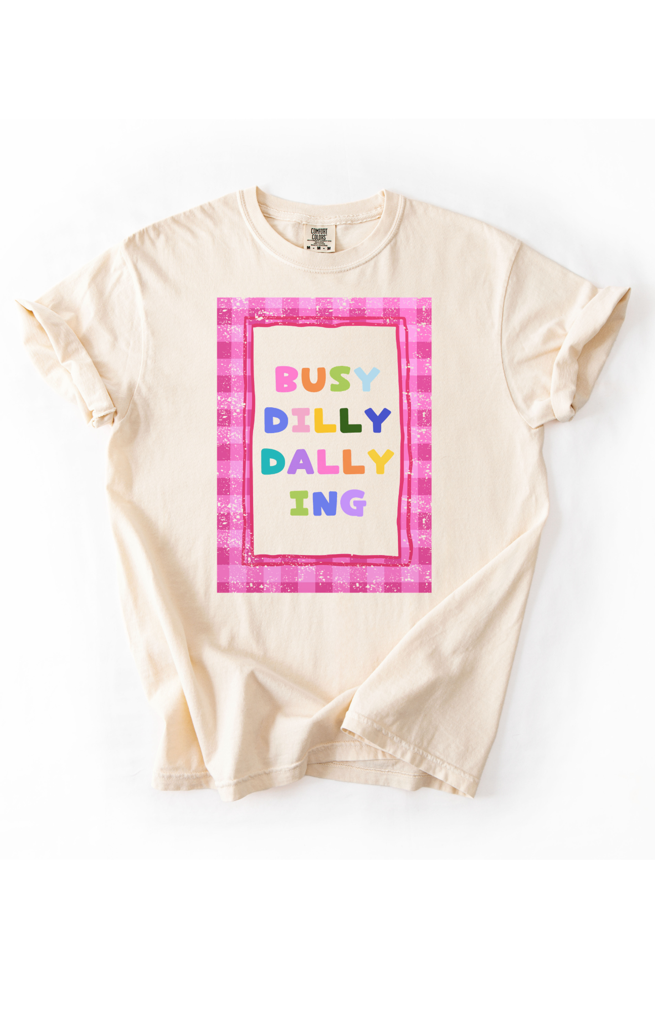 Busy Dilly Dally Pink Gingham