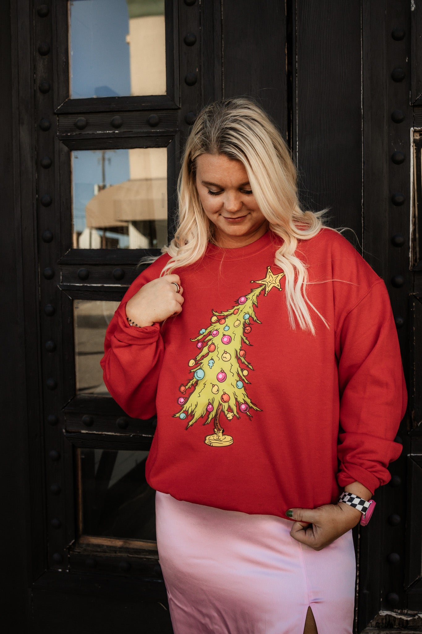 Grinch Tree sweatshirt