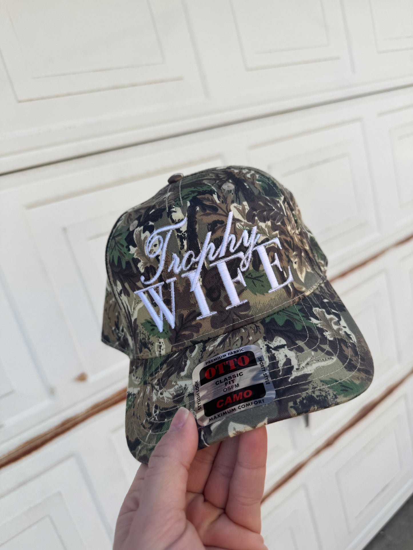 Trophy Wife Hat Camo