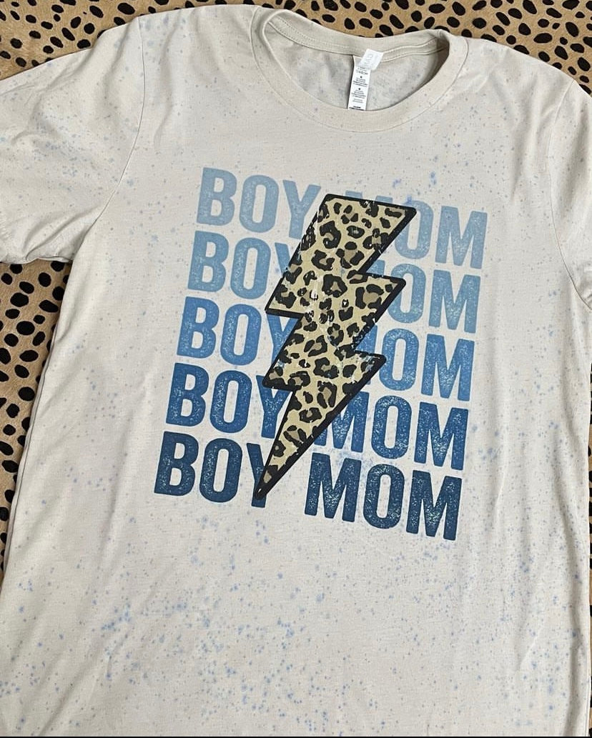 Boy Mama Lightning Bolt Tee