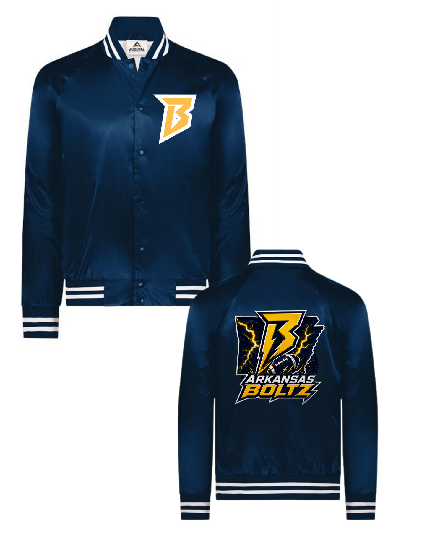 Boltz Full Satin Bomber Jacket