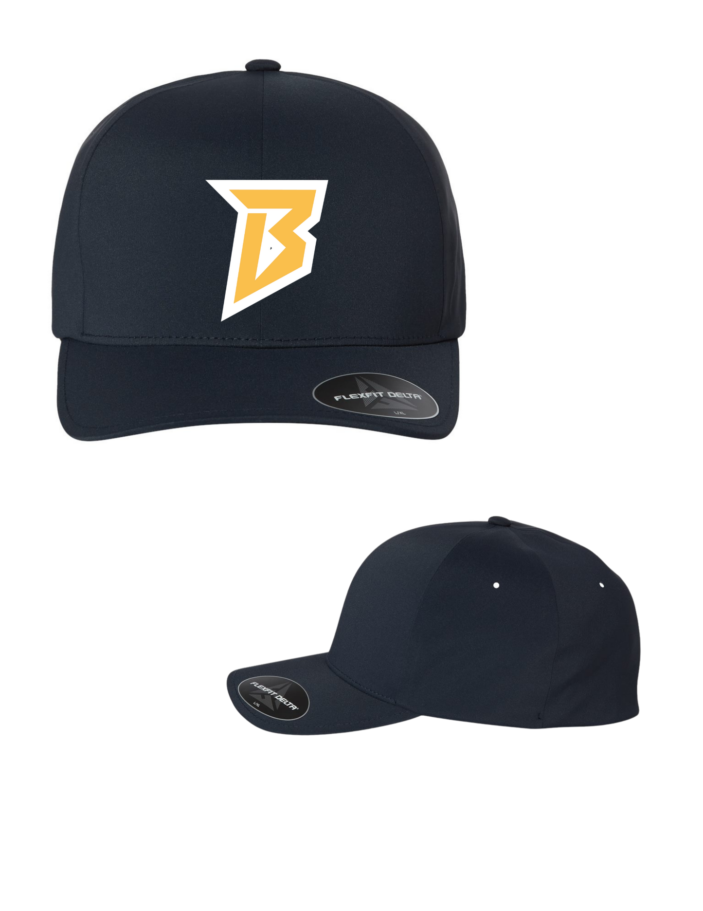 Boltz Navy wicking Fitted Hat