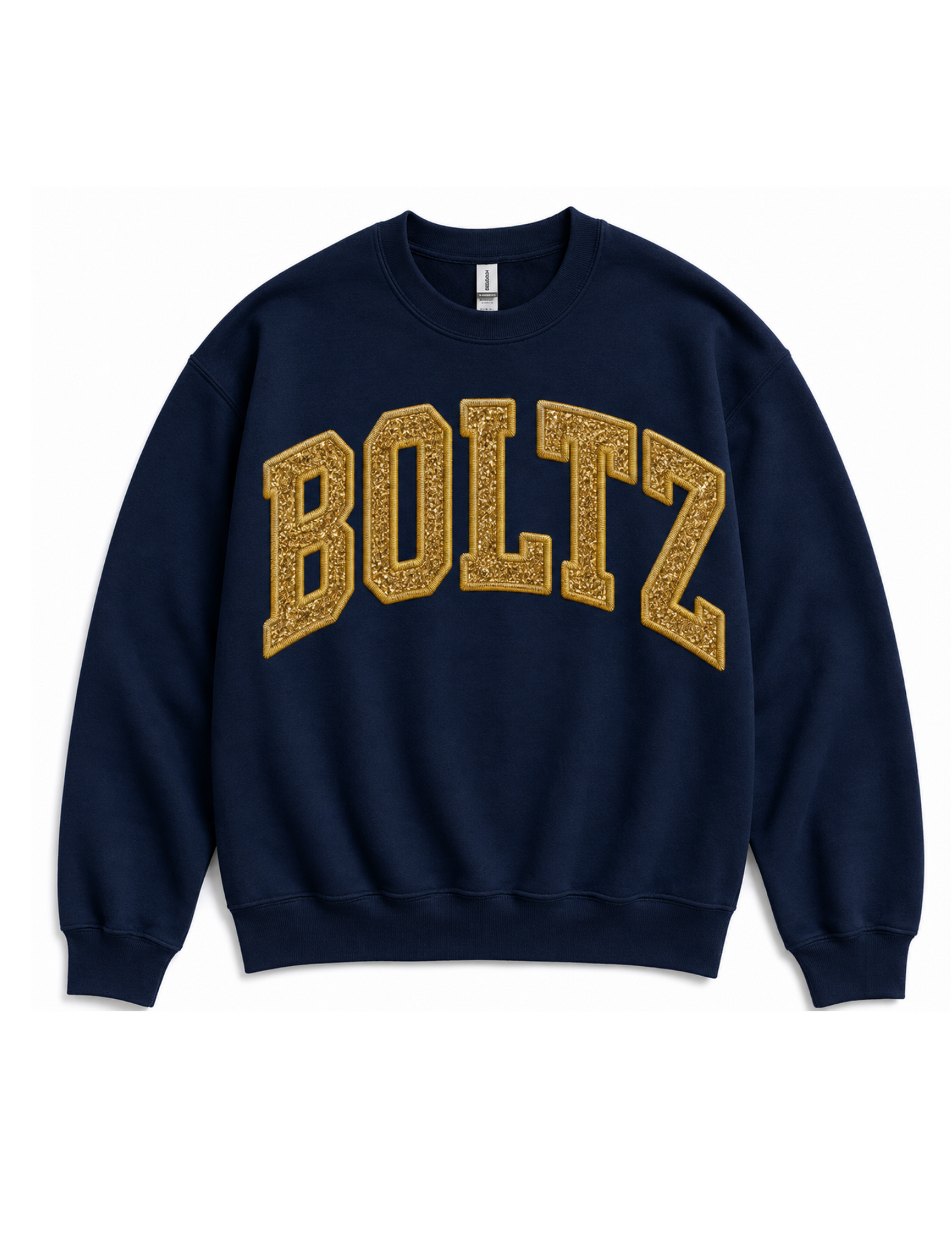 Bolts Glitter Embriodery Sweatshirt