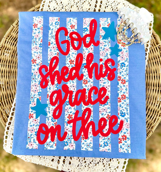 God Shed His Grace Tee