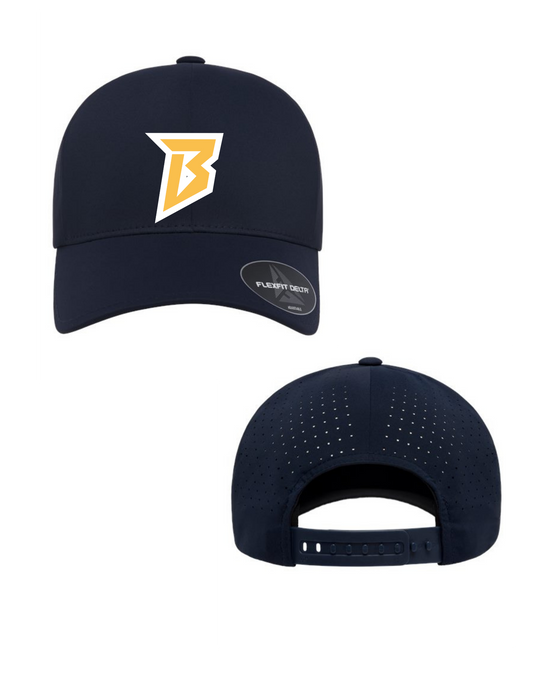 Boltz Navy Wicking Snapback