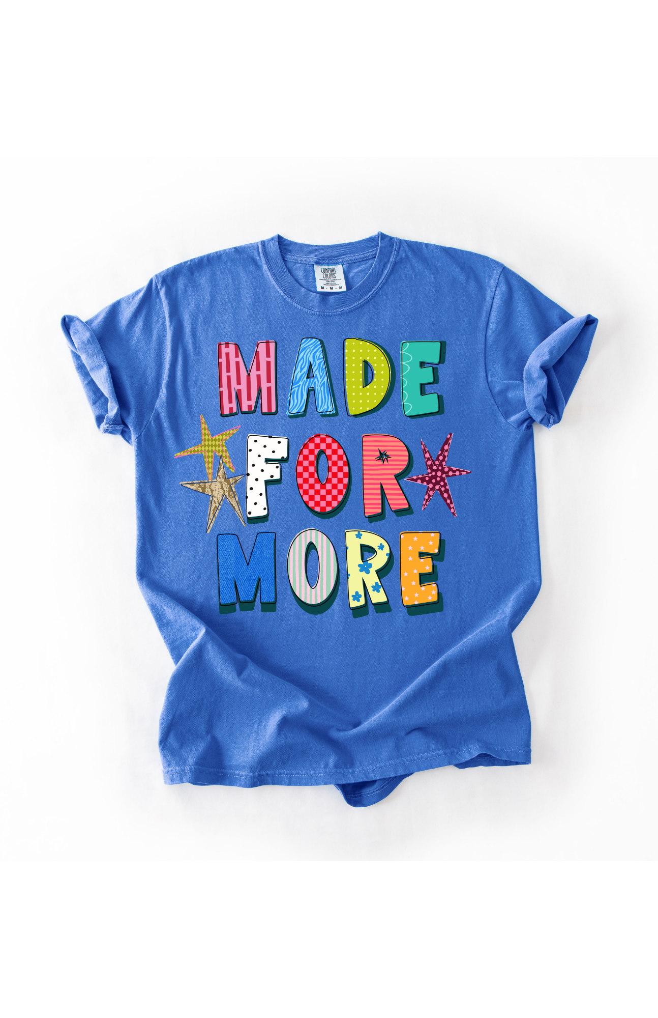 MADE FOR MORE blue