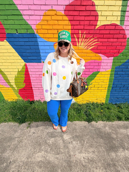 Colorful Dottie Sweatshirt