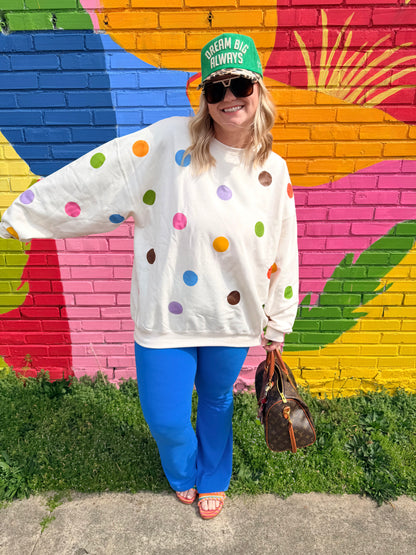 Colorful Dottie Sweatshirt