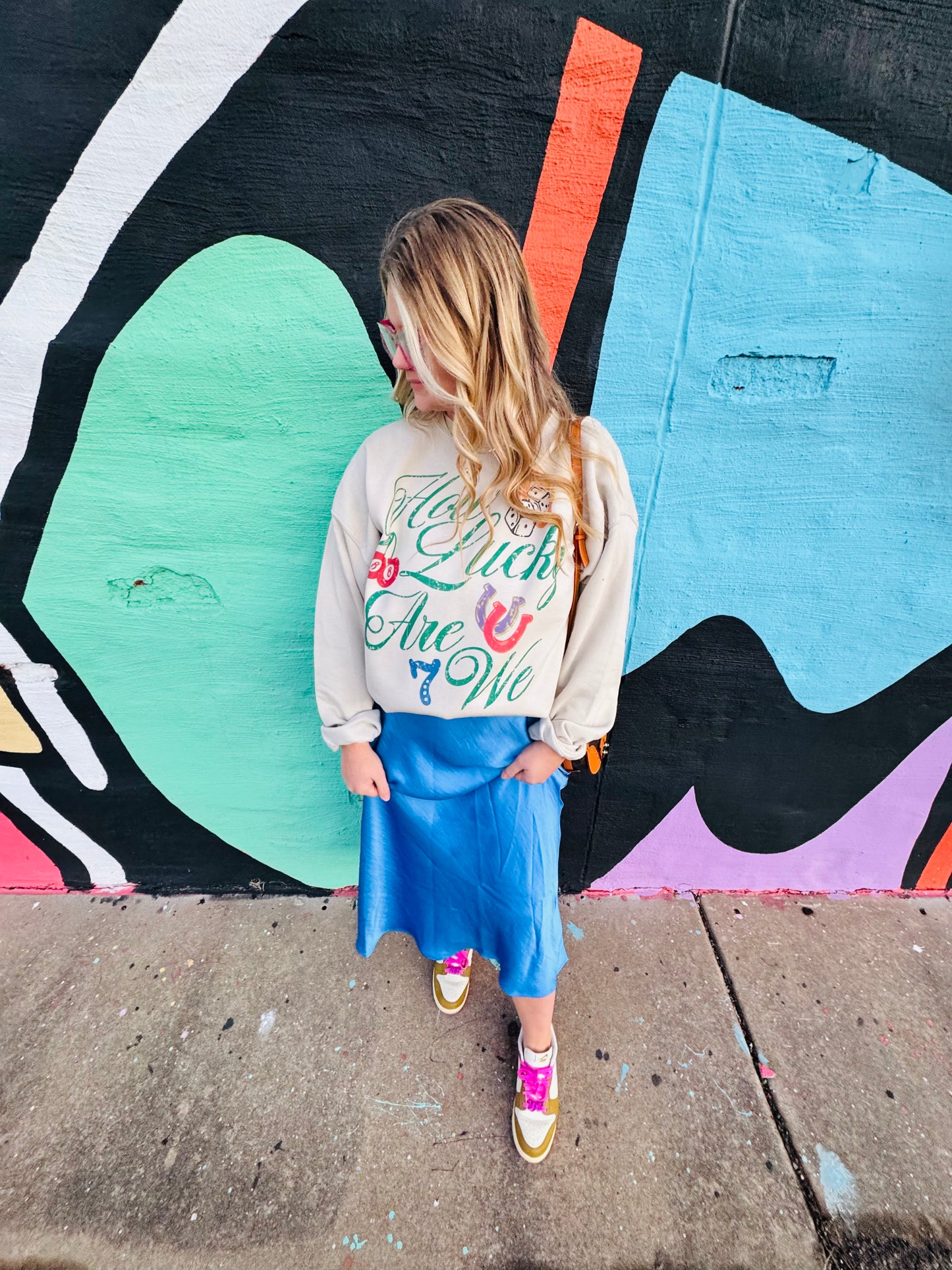 How Lucky Are We Sweatshirt