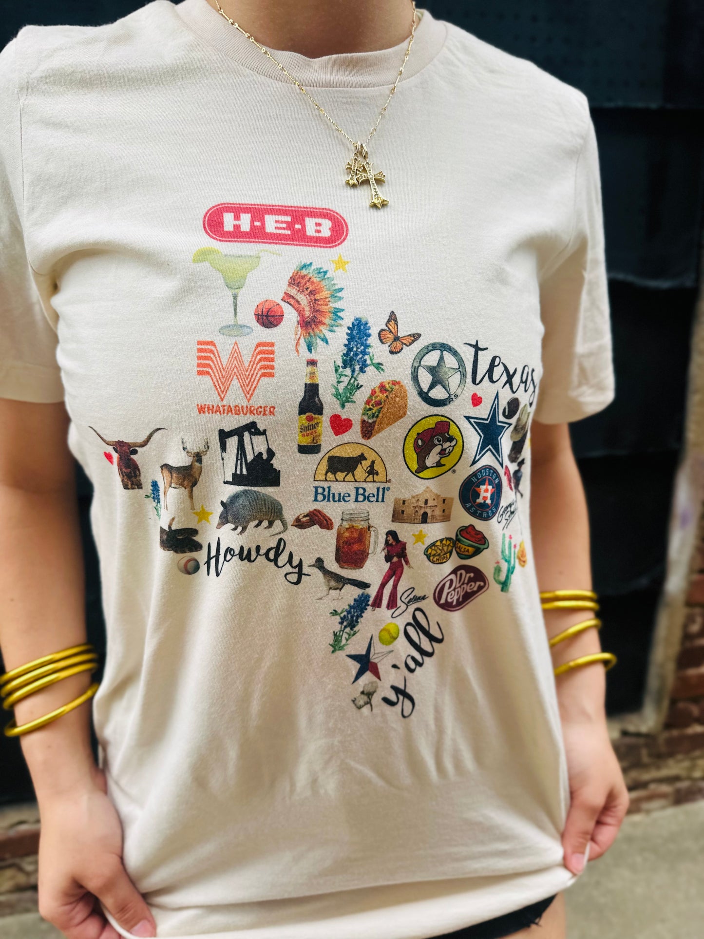 Texas Favorite Cream Splatter